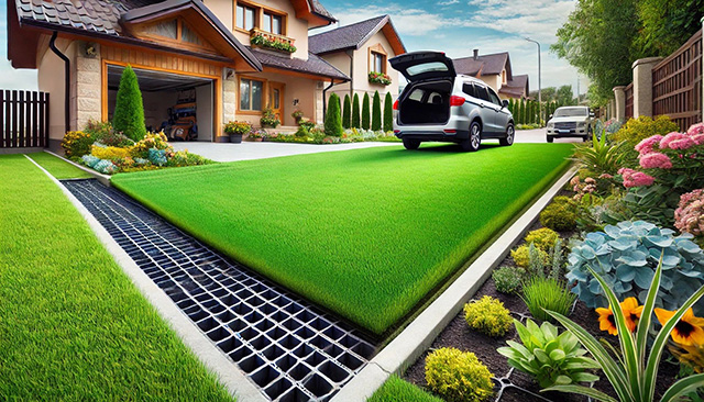 Installing a grass driveway with plastic grass grids can be a great way to create a durable, permeable surface that still looks green and natural. Here are the steps to install a grass driveway using plastic grass grids: