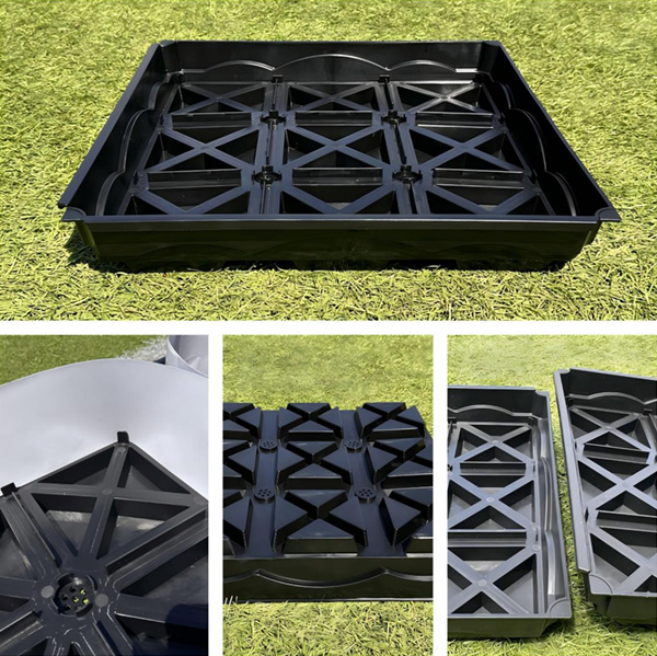 Green Roof Module HT-508 Modular Green Roof Tray with Adjustable Water Retention and Drainage